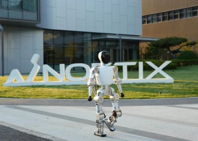 Noetix's humanoid robot  is about 94 cm tall and weighs about 12 kg (source: Noetix).